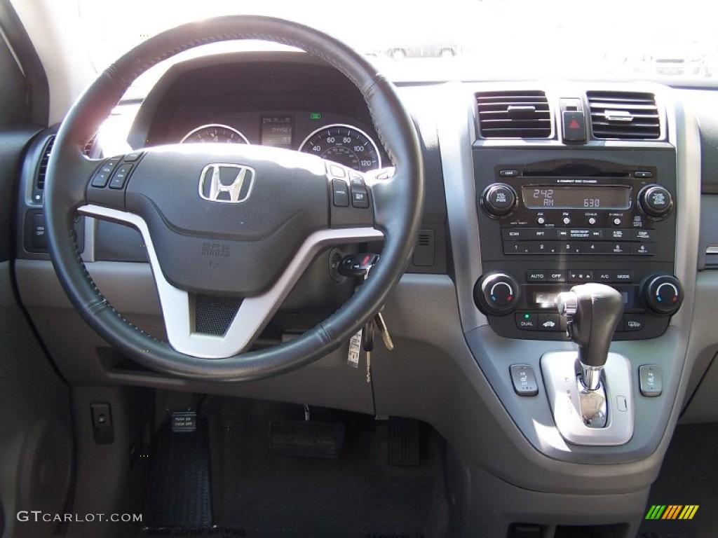 2009 CR-V EX-L - Taffeta White / Gray photo #16