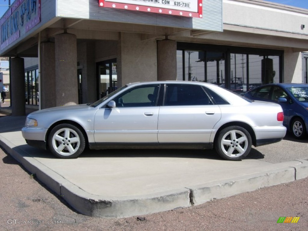 Light Silver Metallic 2003 Audi A8 L 4.2 quattro Exterior Photo #78637995