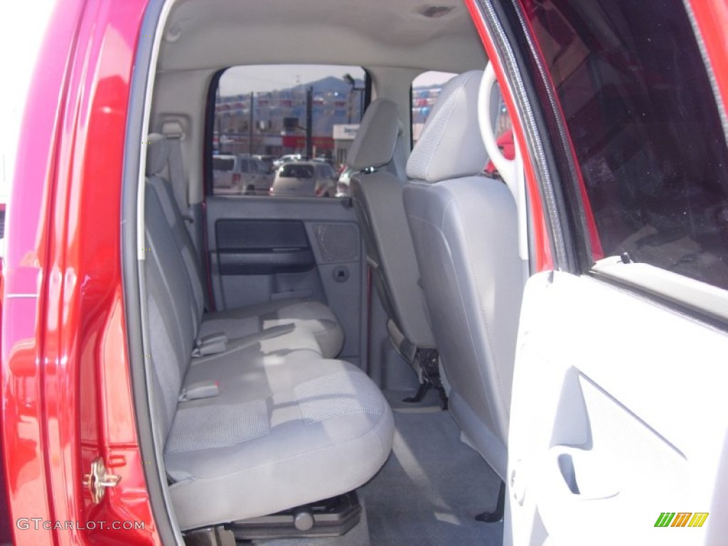 2006 Ram 1500 SLT Quad Cab 4x4 - Flame Red / Medium Slate Gray photo #6