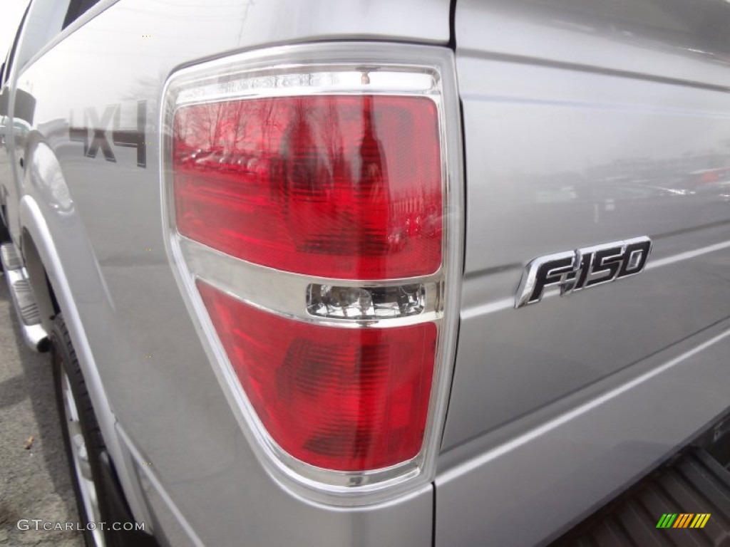 2010 F150 Lariat SuperCrew 4x4 - Ingot Silver Metallic / Black photo #8