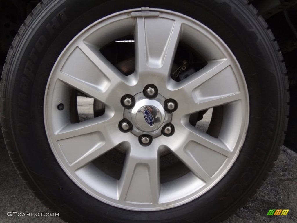 2010 F150 Lariat SuperCrew 4x4 - Ingot Silver Metallic / Black photo #33