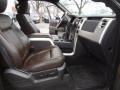 Sienna Brown Leather/Black Front Seat Photo for 2009 Ford F150 #78639018