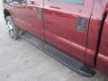 2008 Dark Toreador Red Ford F350 Super Duty Lariat Crew Cab 4x4  photo #8