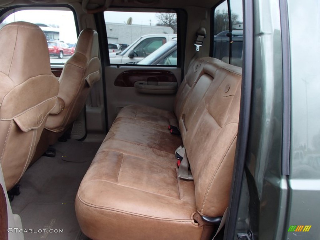 2003 Ford F250 Super Duty King Ranch Crew Cab 4x4 Rear Seat Photo #78641833