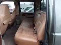 2003 Ford F250 Super Duty Castano Brown Interior Rear Seat Photo