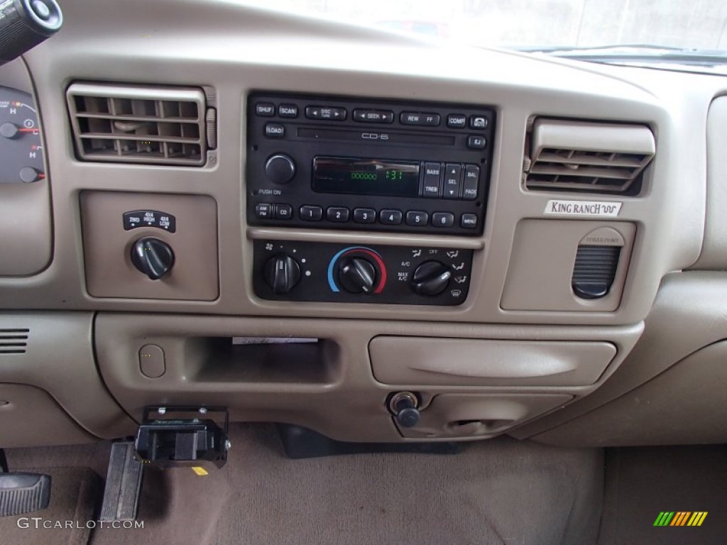 2003 Ford F250 Super Duty King Ranch Crew Cab 4x4 Controls Photo #78641854