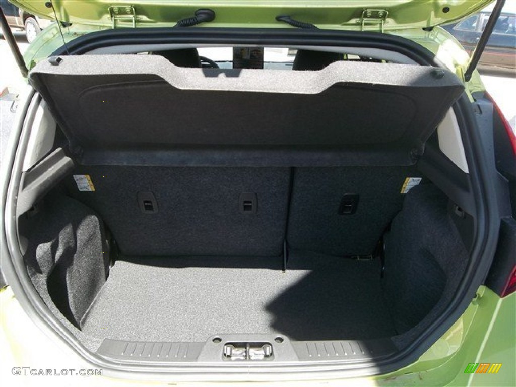 2013 Fiesta SE Hatchback - Lime Squeeze / Charcoal Black photo #7