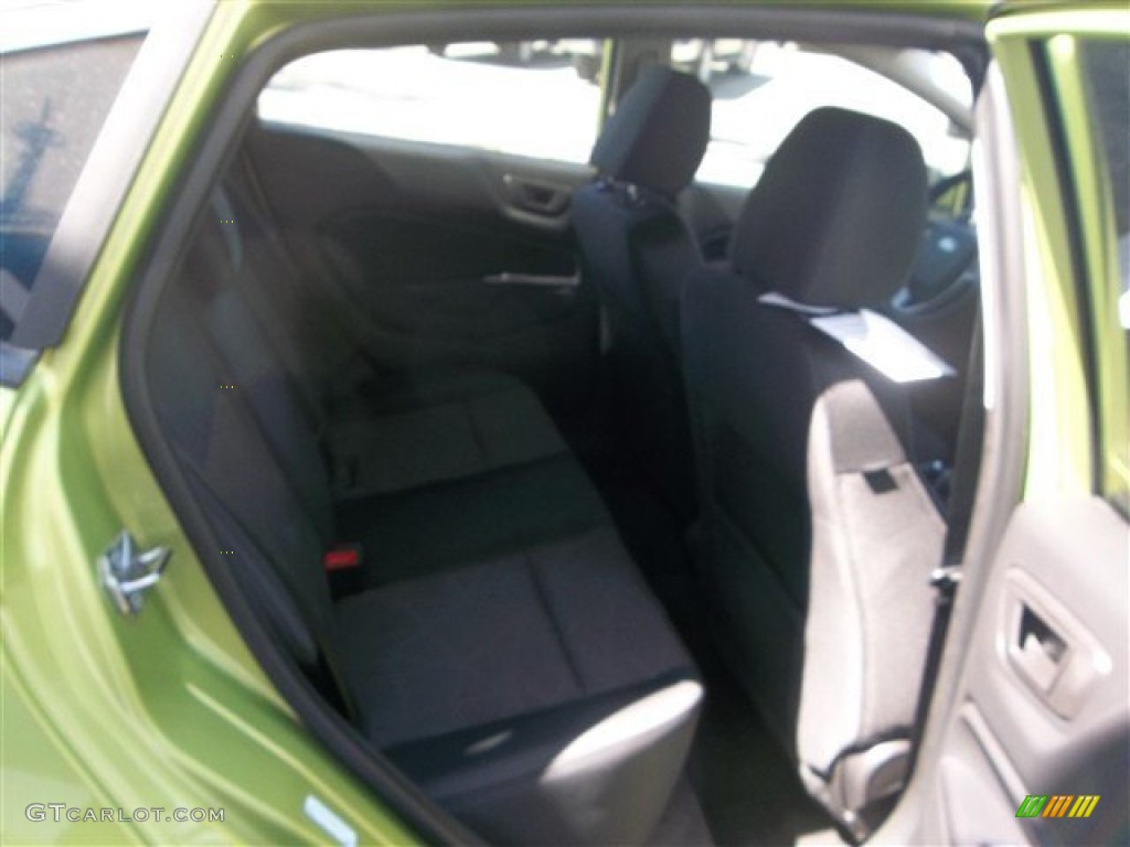 2013 Fiesta SE Hatchback - Lime Squeeze / Charcoal Black photo #13