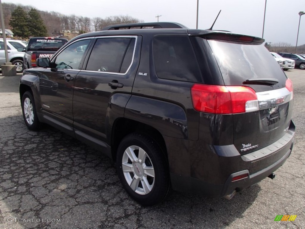 2013 Terrain SLE AWD - Ashen Gray Metallic / Jet Black photo #8