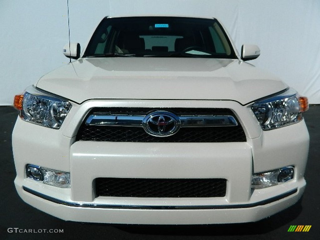 2013 4Runner SR5 - Blizzard White Pearl / Beige photo #3