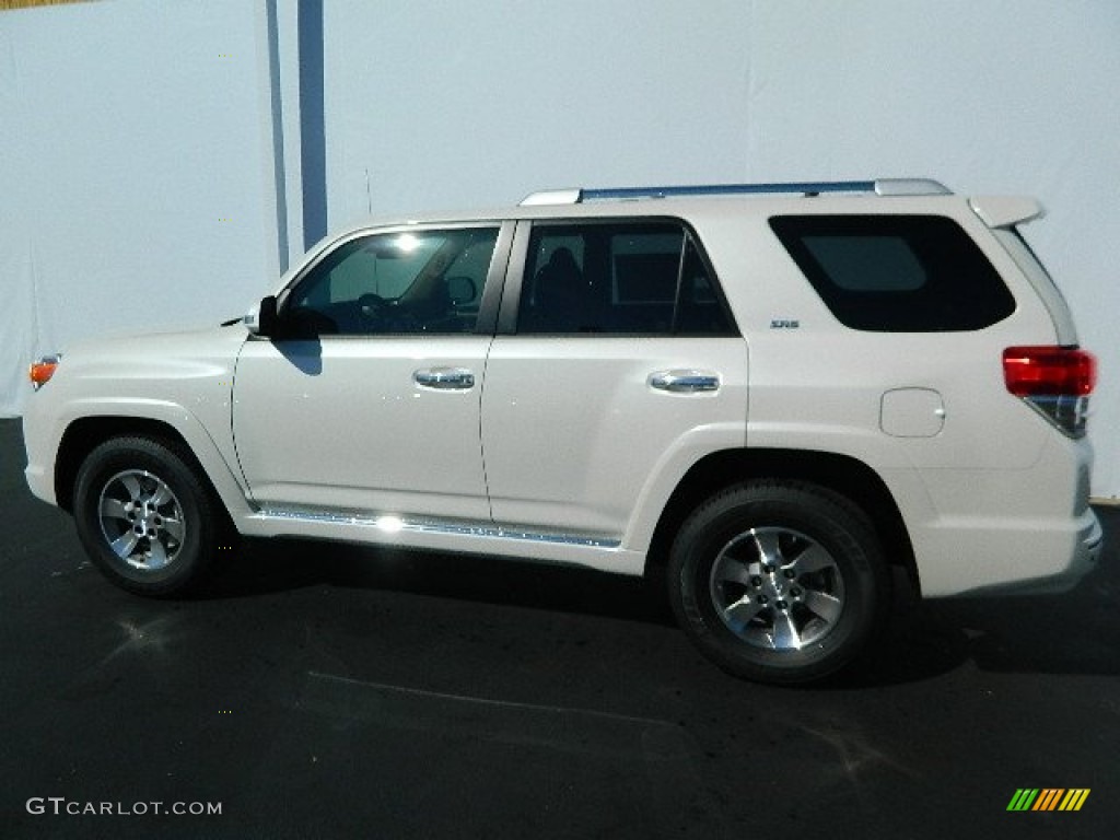 2013 4Runner SR5 - Blizzard White Pearl / Beige photo #4