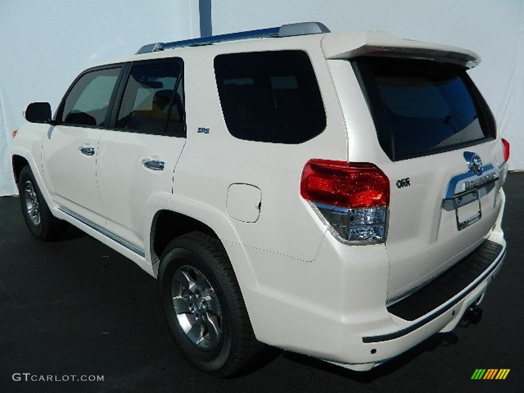 2013 4Runner SR5 - Blizzard White Pearl / Beige photo #6
