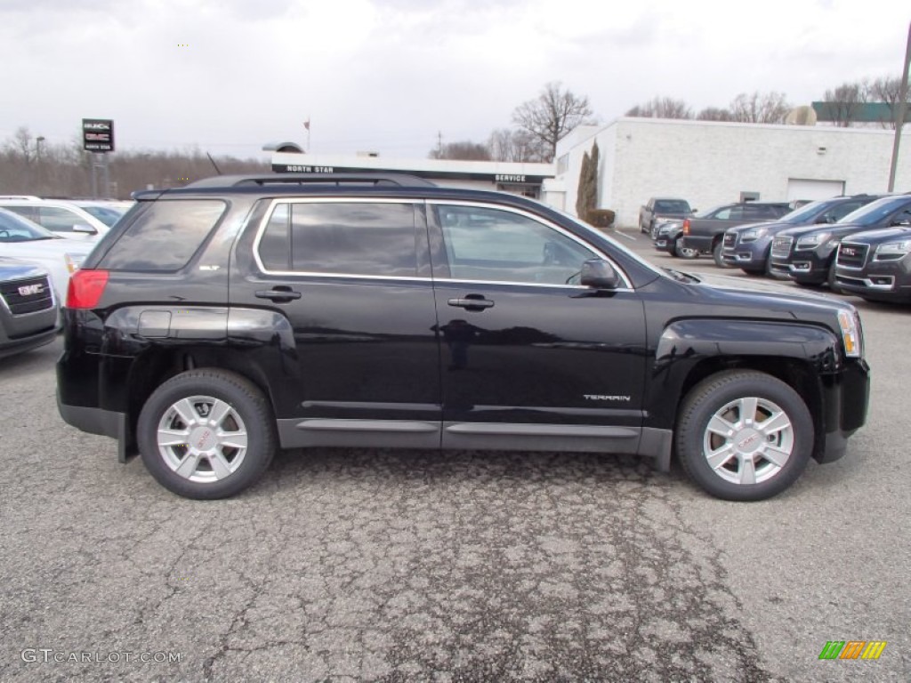 Onyx Black 2013 GMC Terrain SLT AWD Exterior Photo #78643198