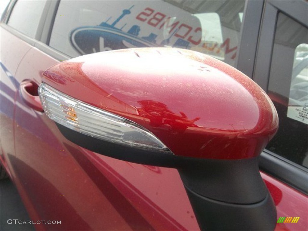 2013 Fiesta SE Hatchback - Ruby Red / Charcoal Black/Light Stone photo #12