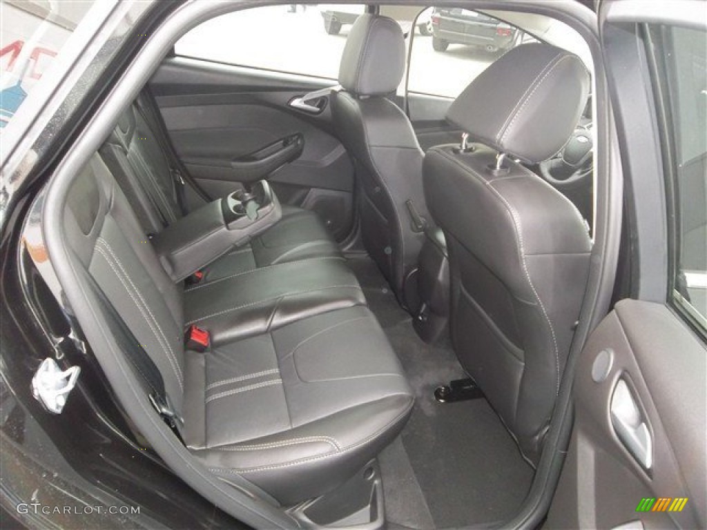 2013 Ford Focus Titanium Hatchback Rear Seat Photo #78643855