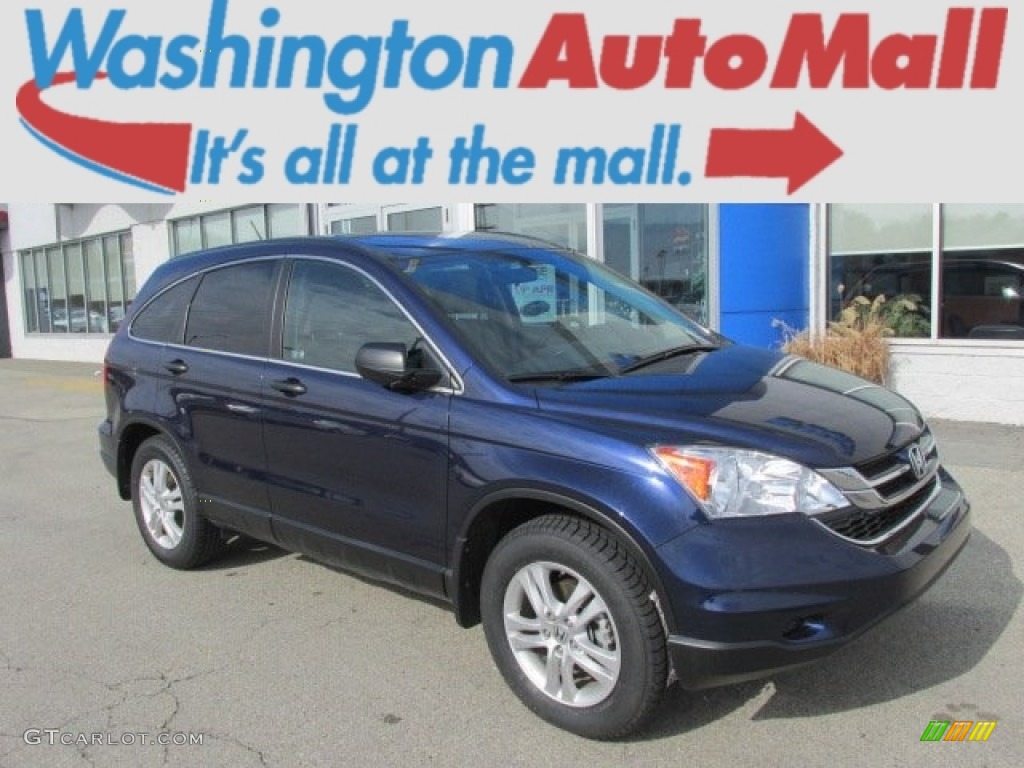 2011 CR-V EX 4WD - Royal Blue Pearl / Gray photo #1