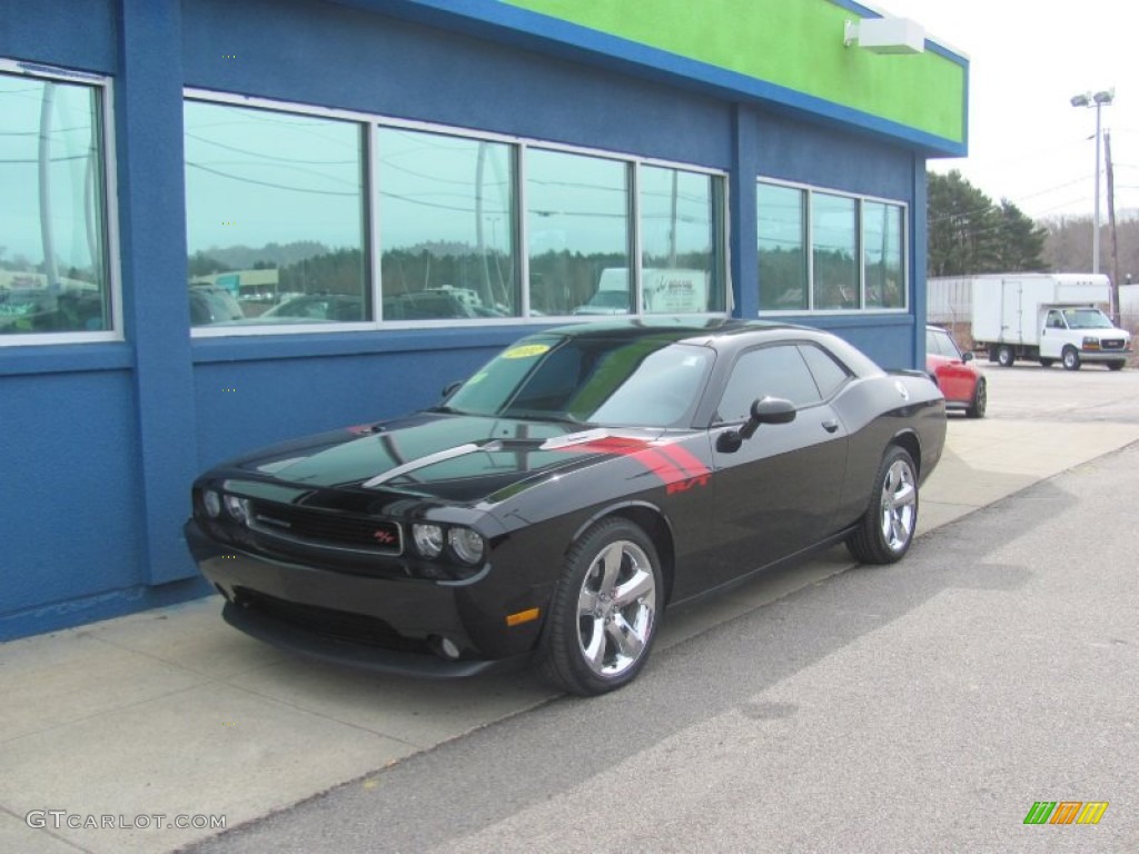 2012 Challenger R/T Plus - Pitch Black / Dark Slate Gray photo #1