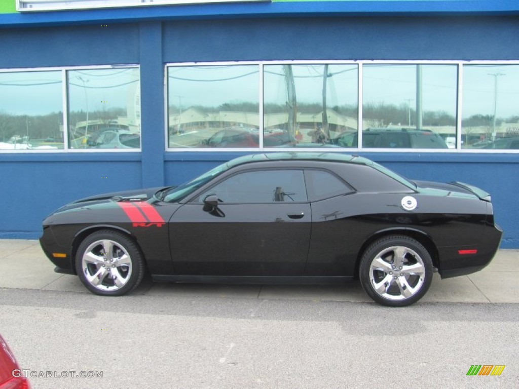 Pitch Black 2012 Dodge Challenger R/T Plus Exterior Photo #78644650