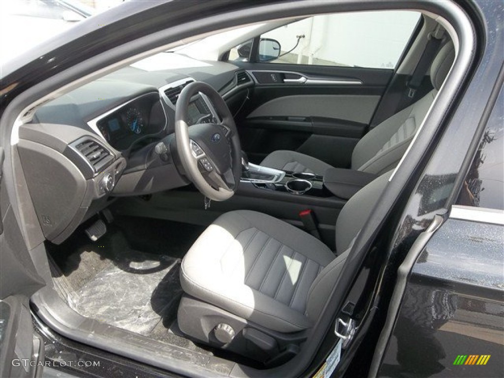 2013 Fusion S - Tuxedo Black Metallic / Earth Gray photo #18