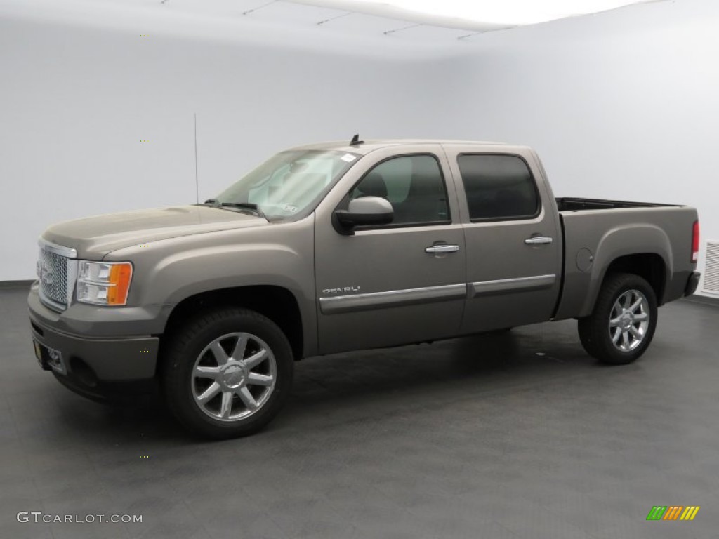 2013 Sierra 1500 Denali Crew Cab AWD - Steel Gray Metallic / Ebony photo #1