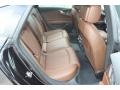 2013 Audi A7 Nougat Brown Interior Rear Seat Photo