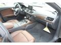 2013 Audi A7 Nougat Brown Interior Dashboard Photo