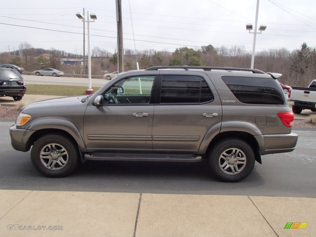 2007 Sequoia Limited 4WD - Phantom Gray Pearl / Light Charcoal photo #5