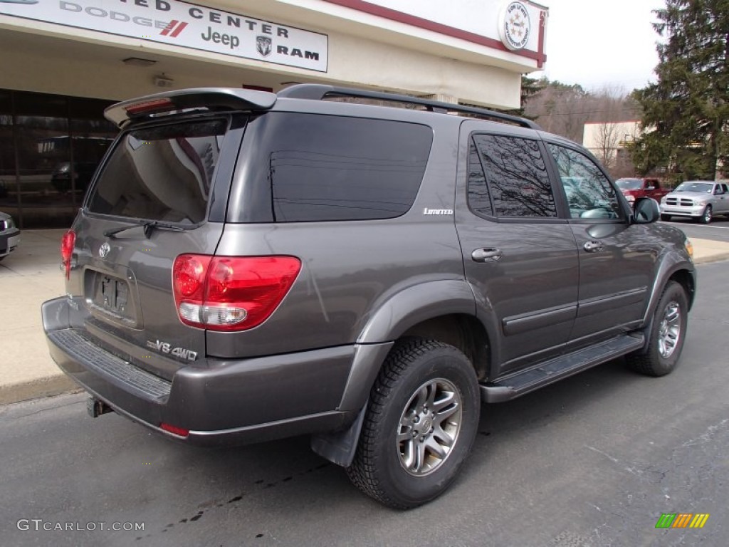 2007 Sequoia Limited 4WD - Phantom Gray Pearl / Light Charcoal photo #8
