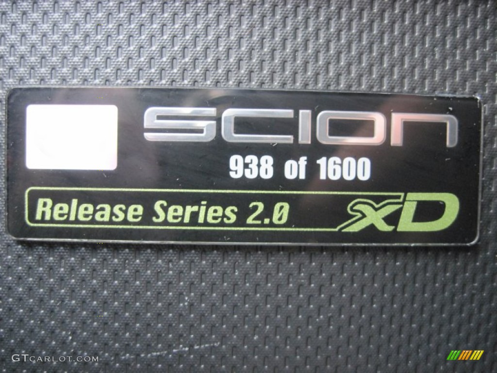 2009 Scion xD Release Series 2.0 Marks and Logos Photos