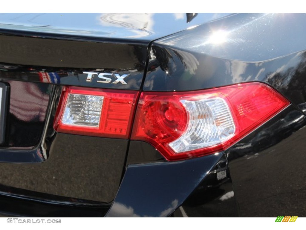 2010 TSX Sedan - Crystal Black Pearl / Parchment photo #22