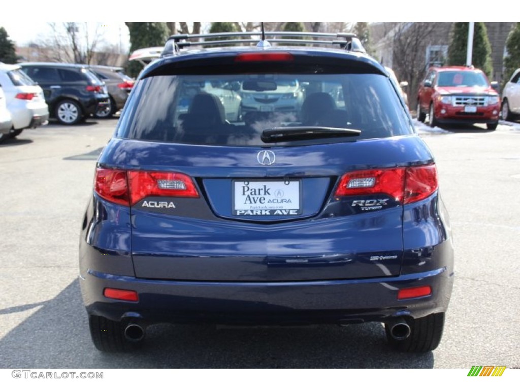 2009 RDX SH-AWD Technology - Royal Blue Pearl / Taupe photo #4