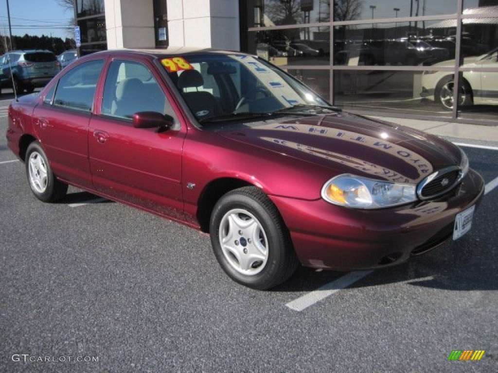 1998 Contour LX - Toreador Red Metallic / Medium Graphite photo #3