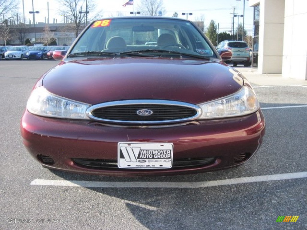 1998 Contour LX - Toreador Red Metallic / Medium Graphite photo #4
