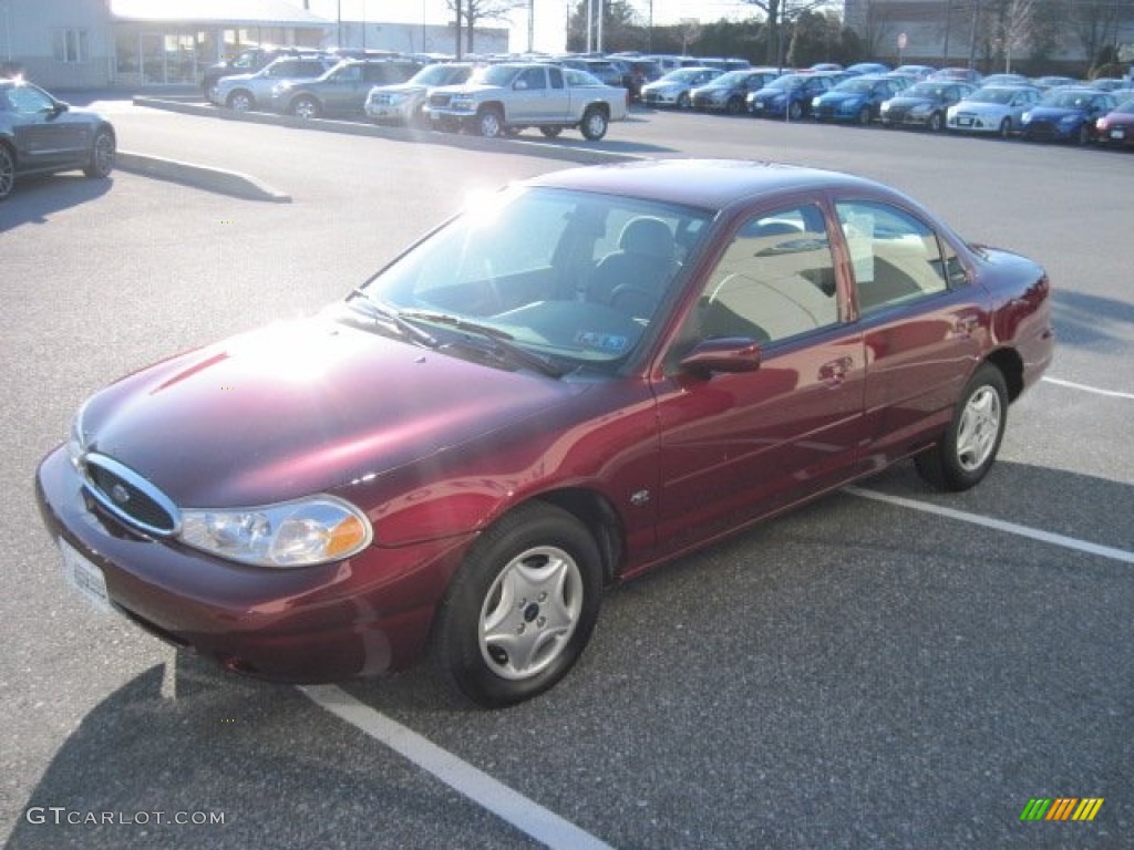 1998 Contour LX - Toreador Red Metallic / Medium Graphite photo #5
