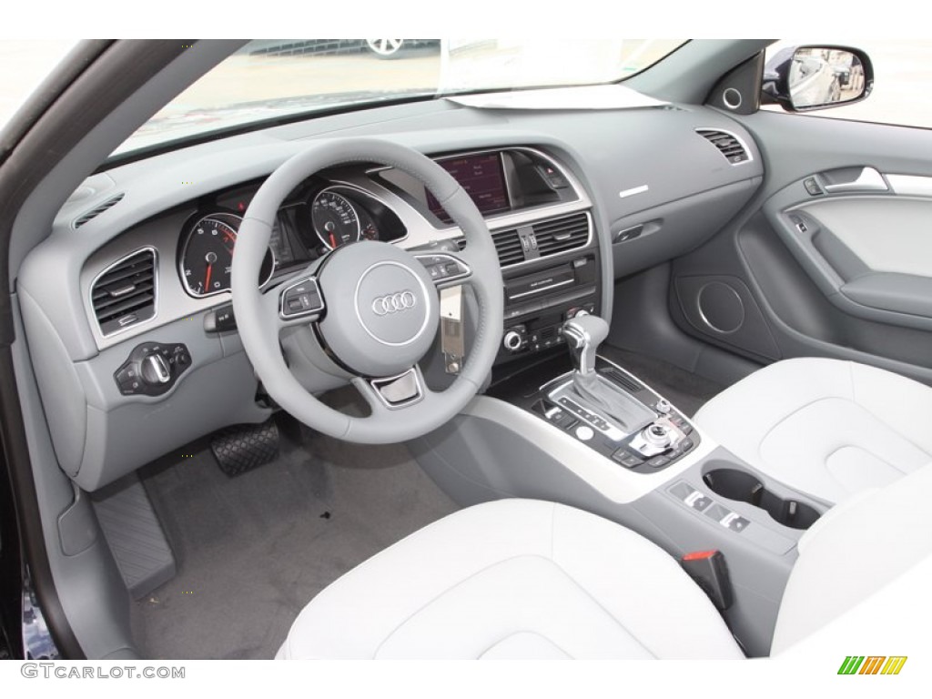 Titanium Grey/Steel Grey Interior 2013 Audi A5 2.0T Cabriolet Photo #78648655