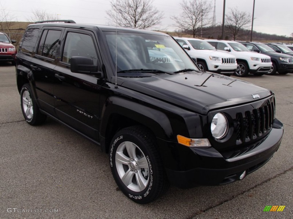 Black 2014 Jeep Patriot Sport 4x4 Exterior Photo #78648666