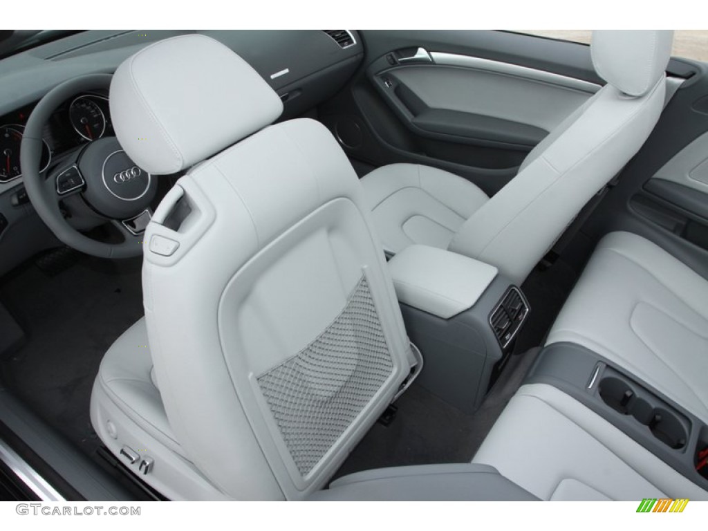 Titanium Grey/Steel Grey Interior 2013 Audi A5 2.0T Cabriolet Photo #78648709