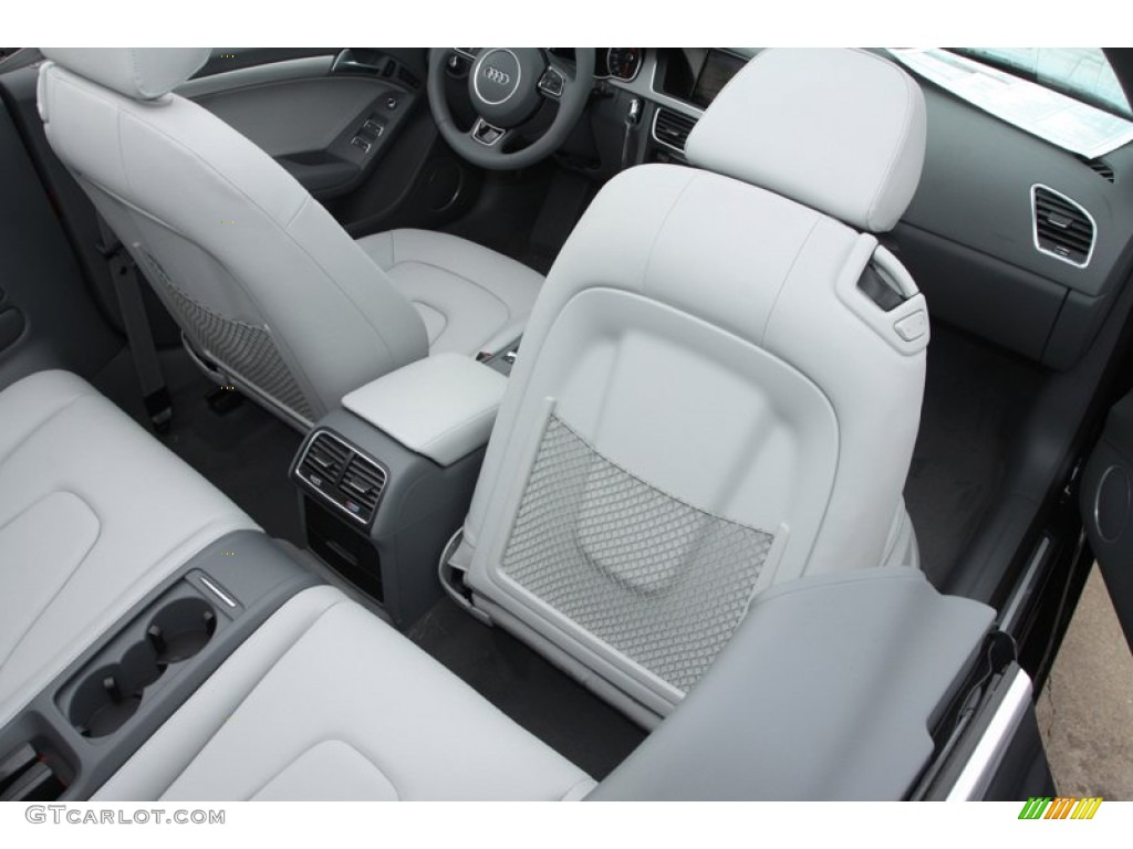Titanium Grey/Steel Grey Interior 2013 Audi A5 2.0T Cabriolet Photo #78648868