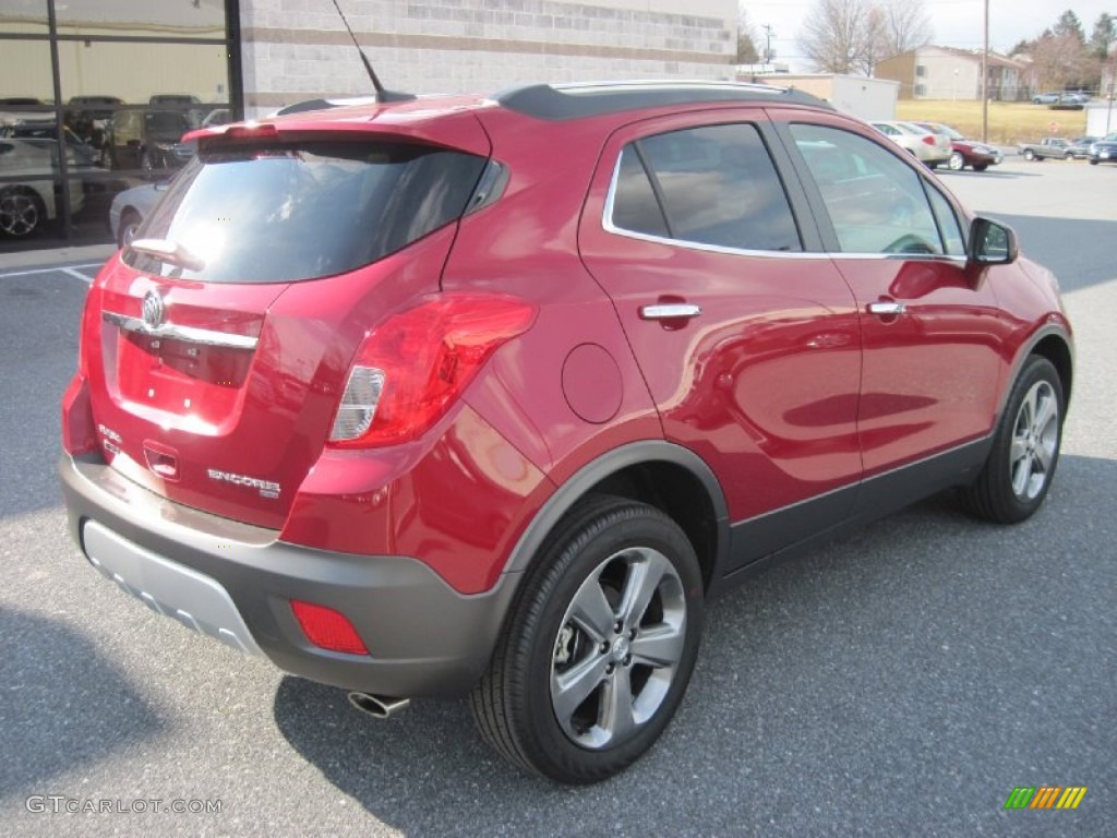 Ruby Red Metallic 2013 Buick Encore Leather AWD Exterior Photo #78648945