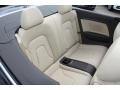 2013 Audi A5 Velvet Beige/Moor Brown Interior Rear Seat Photo