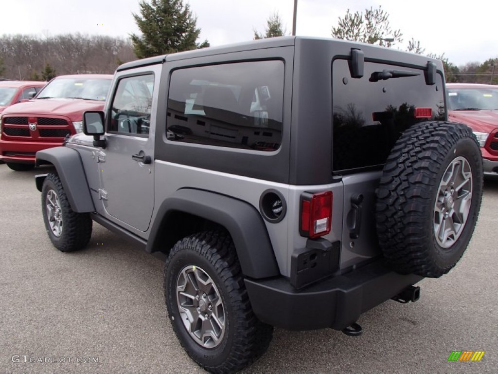 Billet Silver Metallic 2013 Jeep Wrangler Rubicon 4x4 Exterior Photo #78649594