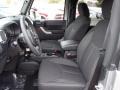 2013 Jeep Wrangler Black Interior Front Seat Photo