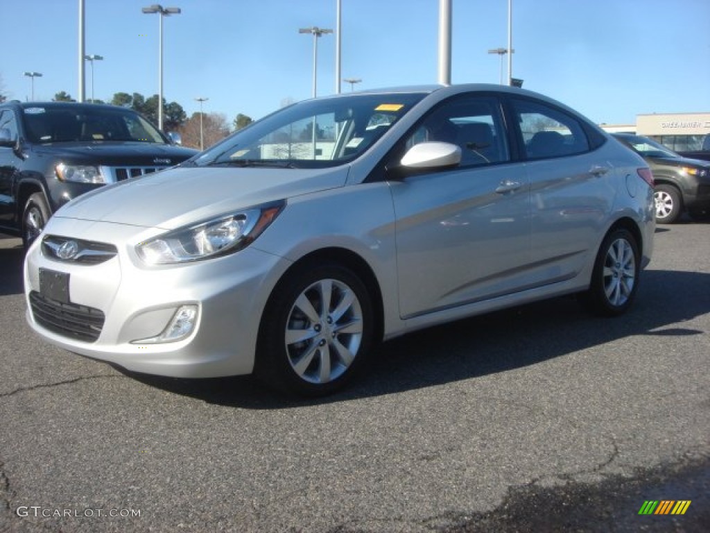 2012 Accent GLS 4 Door - Ironman Silver / Gray photo #2