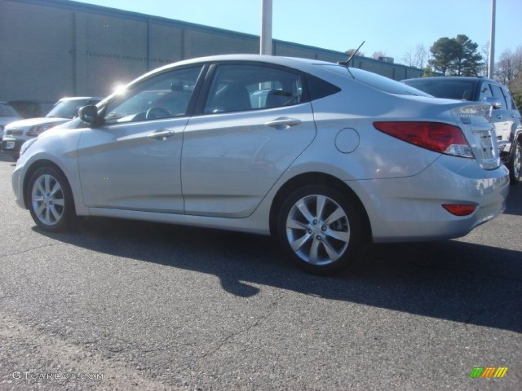 2012 Accent GLS 4 Door - Ironman Silver / Gray photo #4