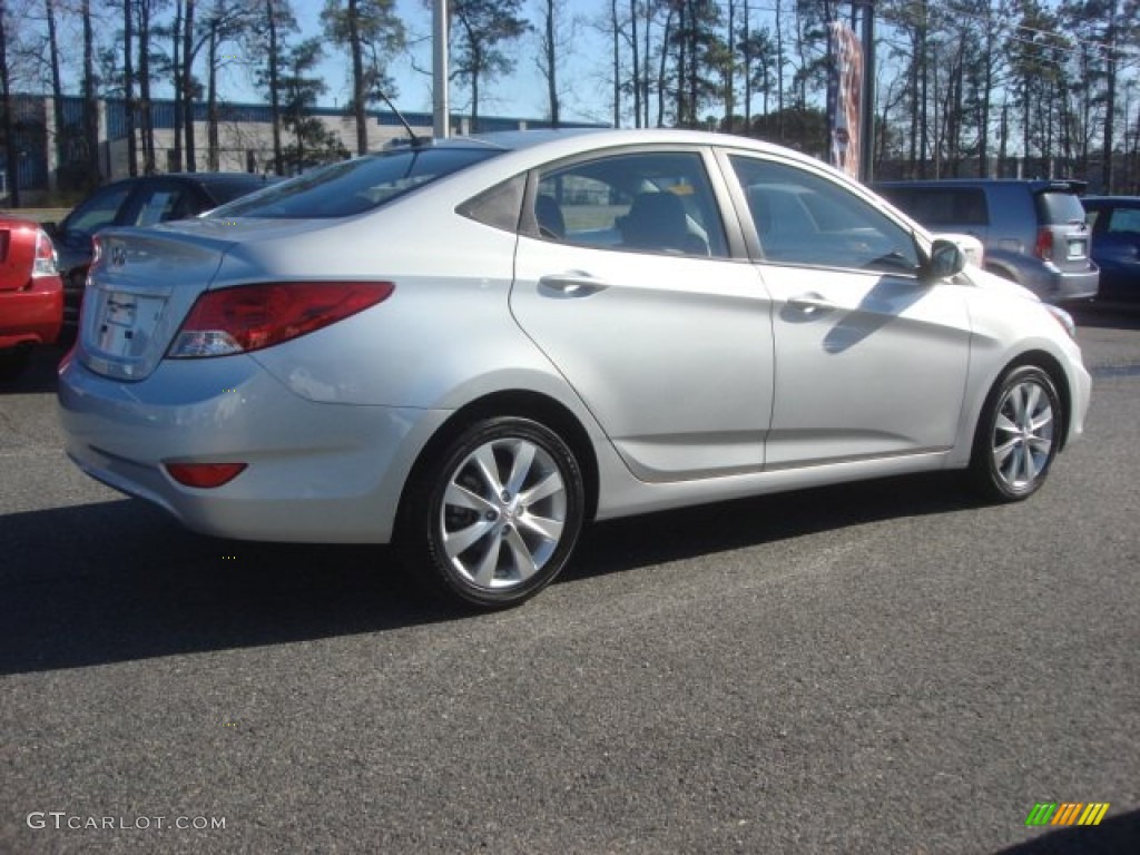 2012 Accent GLS 4 Door - Ironman Silver / Gray photo #5