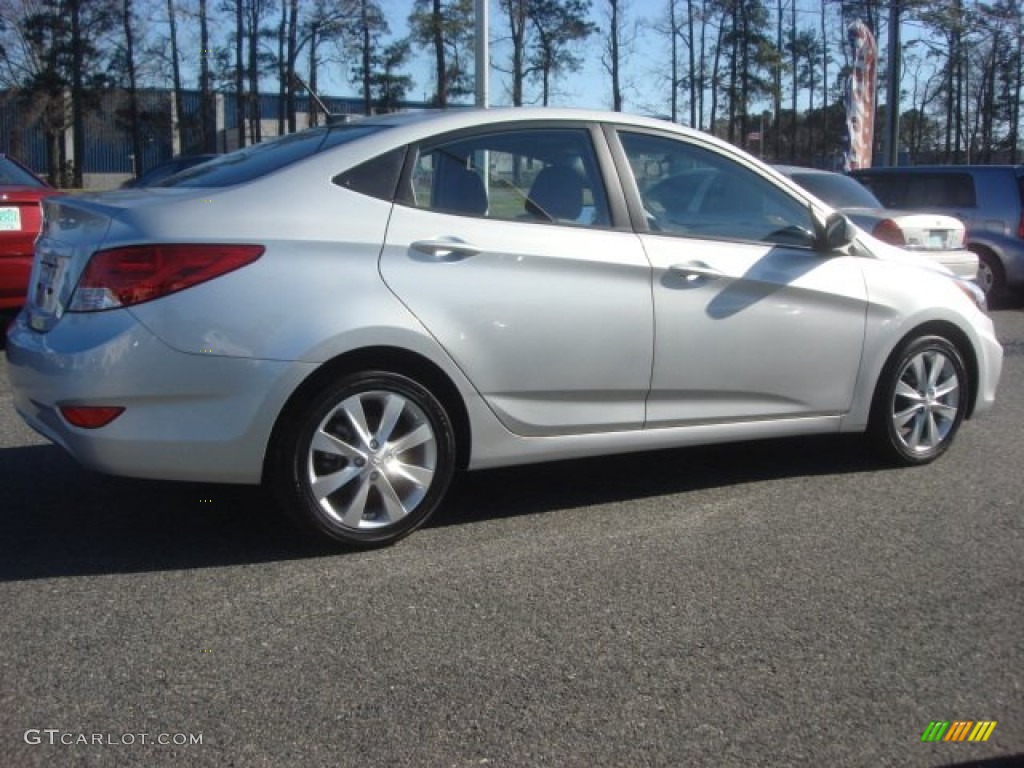 2012 Accent GLS 4 Door - Ironman Silver / Gray photo #6
