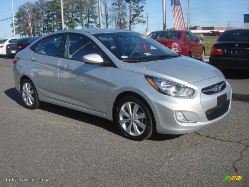 2012 Accent GLS 4 Door - Ironman Silver / Gray photo #7