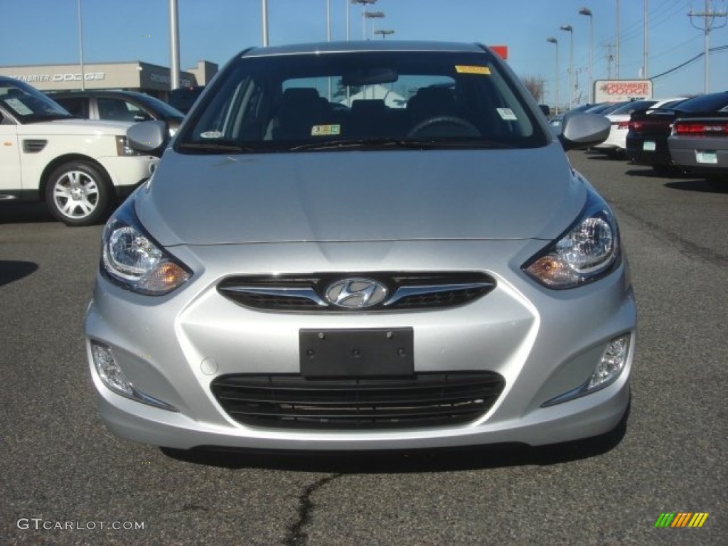2012 Accent GLS 4 Door - Ironman Silver / Gray photo #9