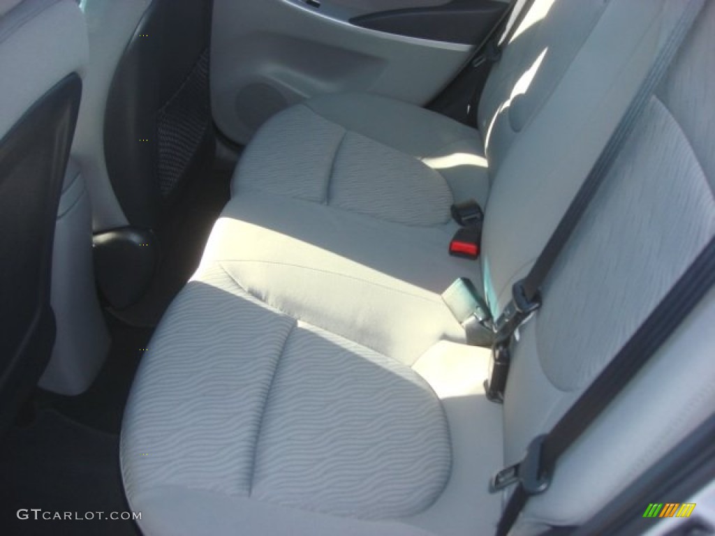 2012 Accent GLS 4 Door - Ironman Silver / Gray photo #11