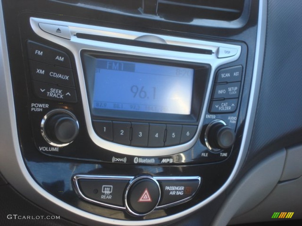 2012 Accent GLS 4 Door - Ironman Silver / Gray photo #18